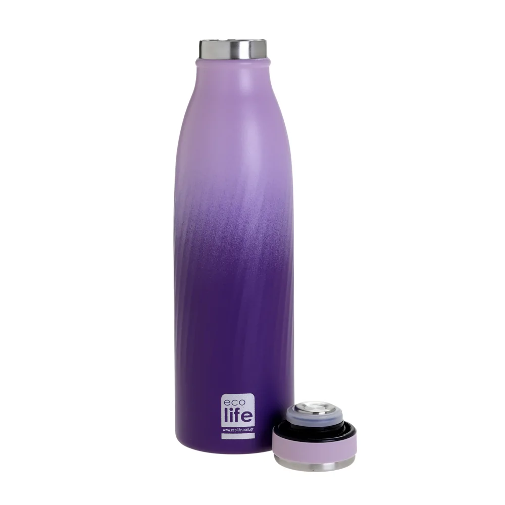 Μπουκάλι thermos 500ml. purple ombre - Eco Life - Image 2