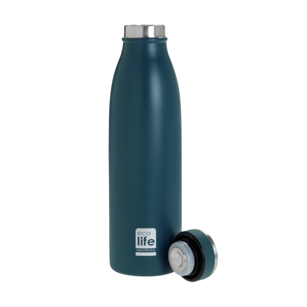 Μπουκάλι Thermos 500ml. blue slim - Eco Life - Image 2