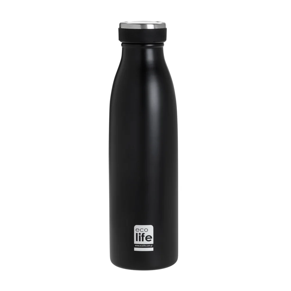 Μπουκάλι Thermos 500ml. black slim - Eco Life (Αντιγραφή)