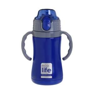 Παγούρι thermos 300ml. navy blue -  Eco Life