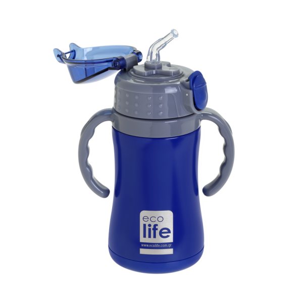 Παγούρι thermos 300ml. navy blue -  Eco Life - Image 2