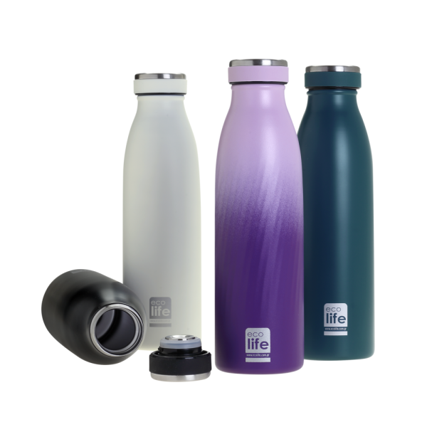 Μπουκάλι Thermos 500ml. blue slim - Eco Life - Image 3