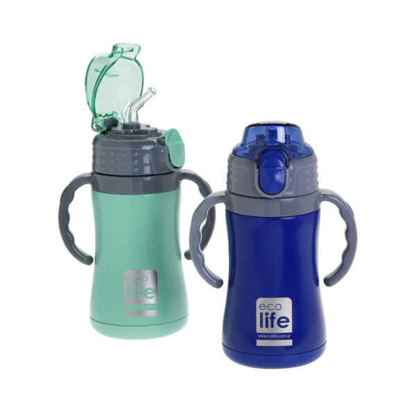 Παγούρι thermos 300ml. navy blue -  Eco Life - Image 3
