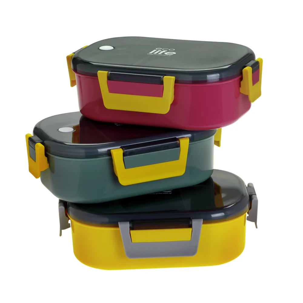 Φαγητοδοχείο με χώρισμα 900ml. forest green - Eco Life - Image 4