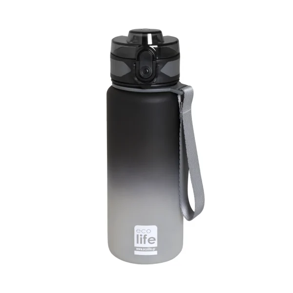 Μπουκάλι με επιστόμιο 500ml. Tritan "Graphite" - Ecolife