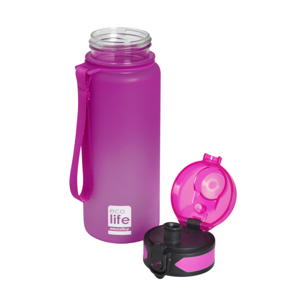 Μπουκάλι με επιστόμιο 500ml. Tritan "Fuchsia" - Ecolife - Image 2