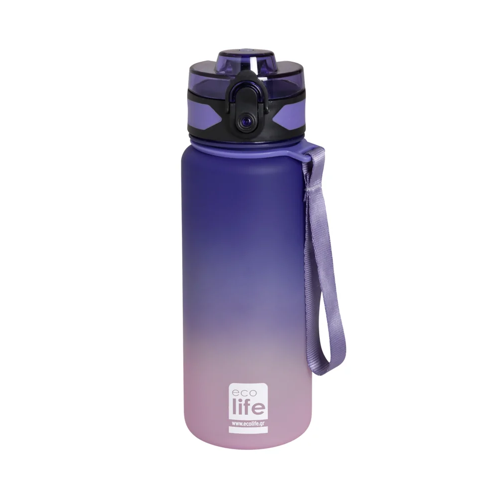 Μπουκάλι με επιστόμιο 500ml. Tritan "Violet" - Ecolife