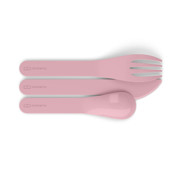 Σετ μαχαιροπήρουνα σε θήκη pocket color "Pink blush" - Monbento - Image 2