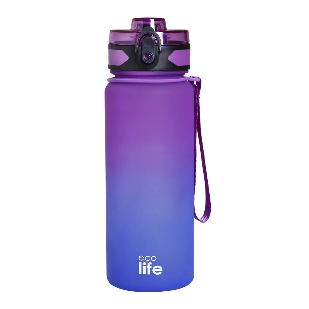 Μπουκάλι με επιστόμιο 800ml. Tritan "Middle purple" - Ecolife