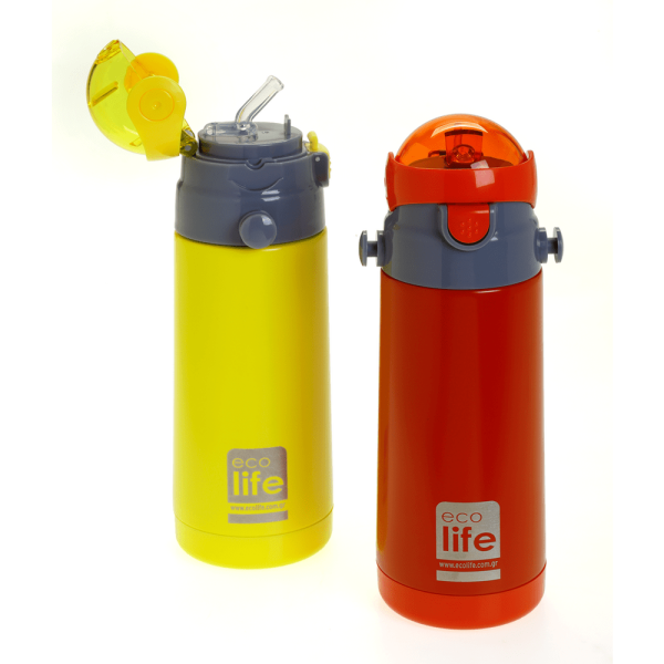 Παγούρι thermos 400ml. yellow -  Eco Life - Image 3