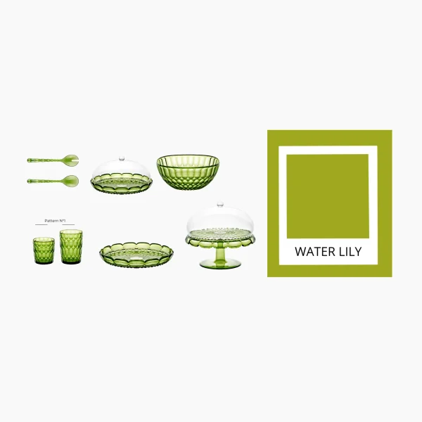 Ακρυλικό ποτήρι 360ml. "Vanity" 1 Waterlily πράσινο - Guzzini - Image 7