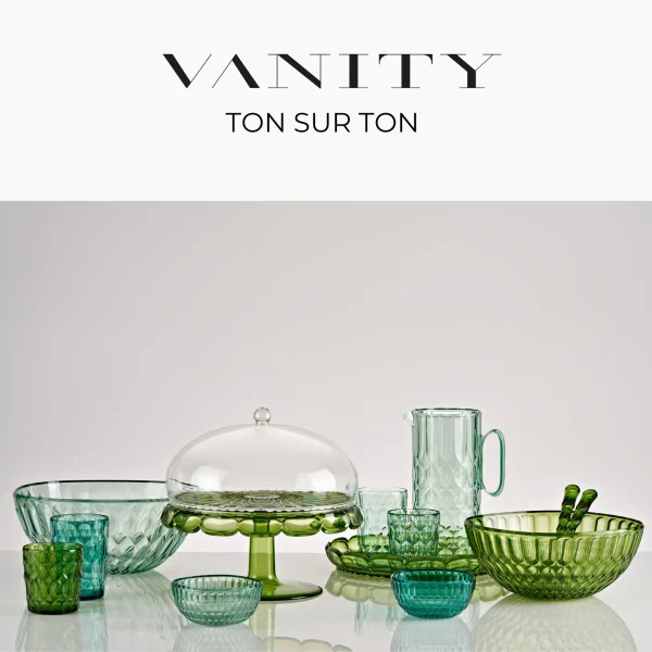 Ακρυλικό ποτήρι 360ml. "Vanity" 1 Waterlily πράσινο - Guzzini - Image 6
