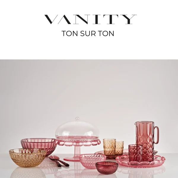 Ακρυλικό ποτήρι σωλήνας 360ml. "Vanity" 1 Mauve μωβ - Guzzini - Image 5