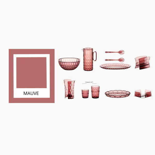 Ακρυλικό ποτήρι σωλήνας 360ml. "Vanity" 1 Mauve μωβ - Guzzini - Image 6