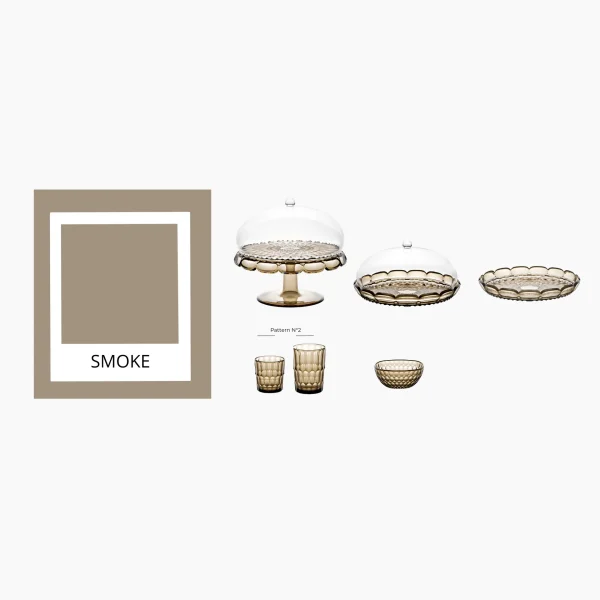 Ακρυλική τουρτιέρα γκρι 30εκ. "Vanity Smoke" - Guzzini - Image 5