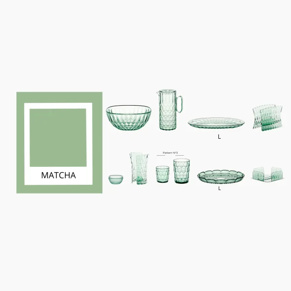 Ακρυλικό ποτήρι σωλήνας 360ml. "Vanity" 3 Matcha πράσινο - Guzzini - Image 7