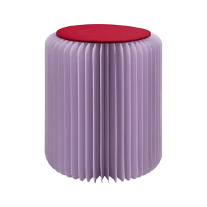 Σκαμπώ από χαρτόνι "Papillon" lilac - Remember