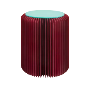 Σκαμπώ από χαρτόνι "Papillon" bordeaux - Remember