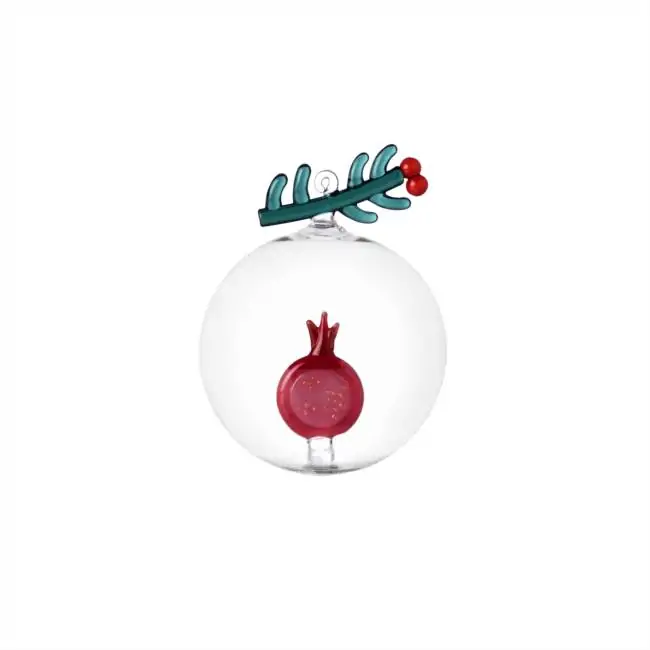 Διακοσμητικό γυάλινο ρόδι Botanica - Ichendorf