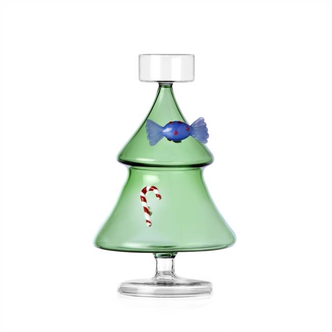 Γυάλινο κηροπήγιο ρεσώ "Christmas Tree" - Ichendorf