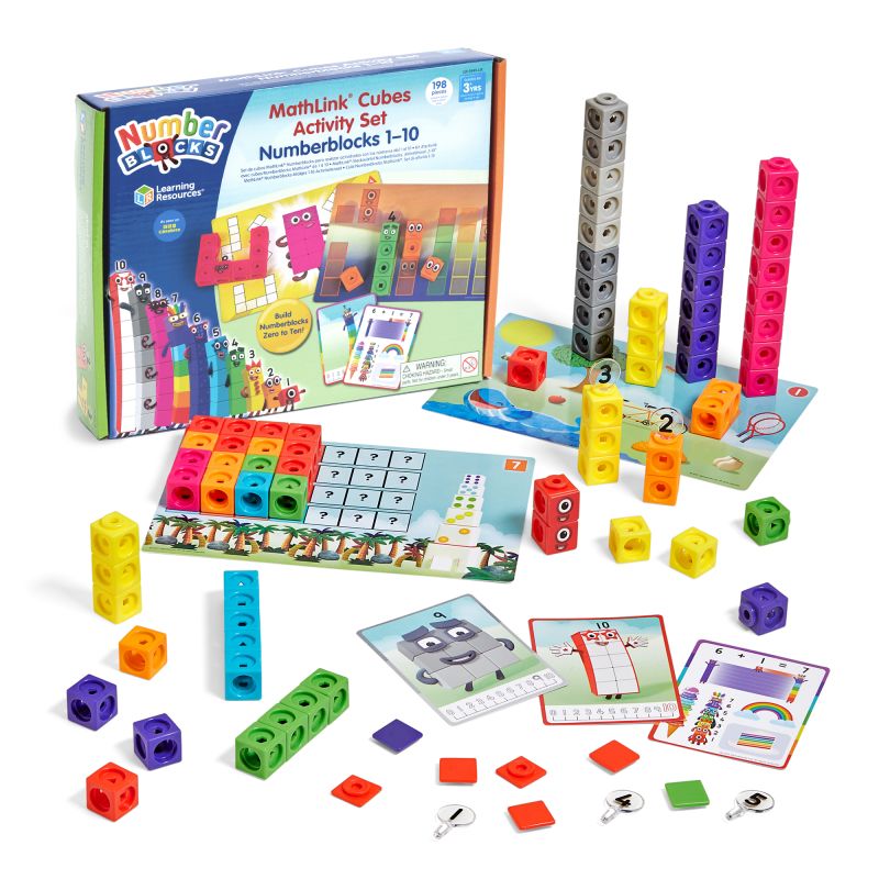 MathLink® Cubes Numberblocks® σετ δραστηριοτήτων 1-10 - Learning Resources