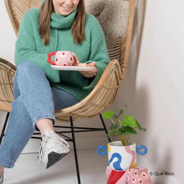 Διακοσμητικό κασπώ "Mariana-Sunny Swirls" - Que Rico - Image 2