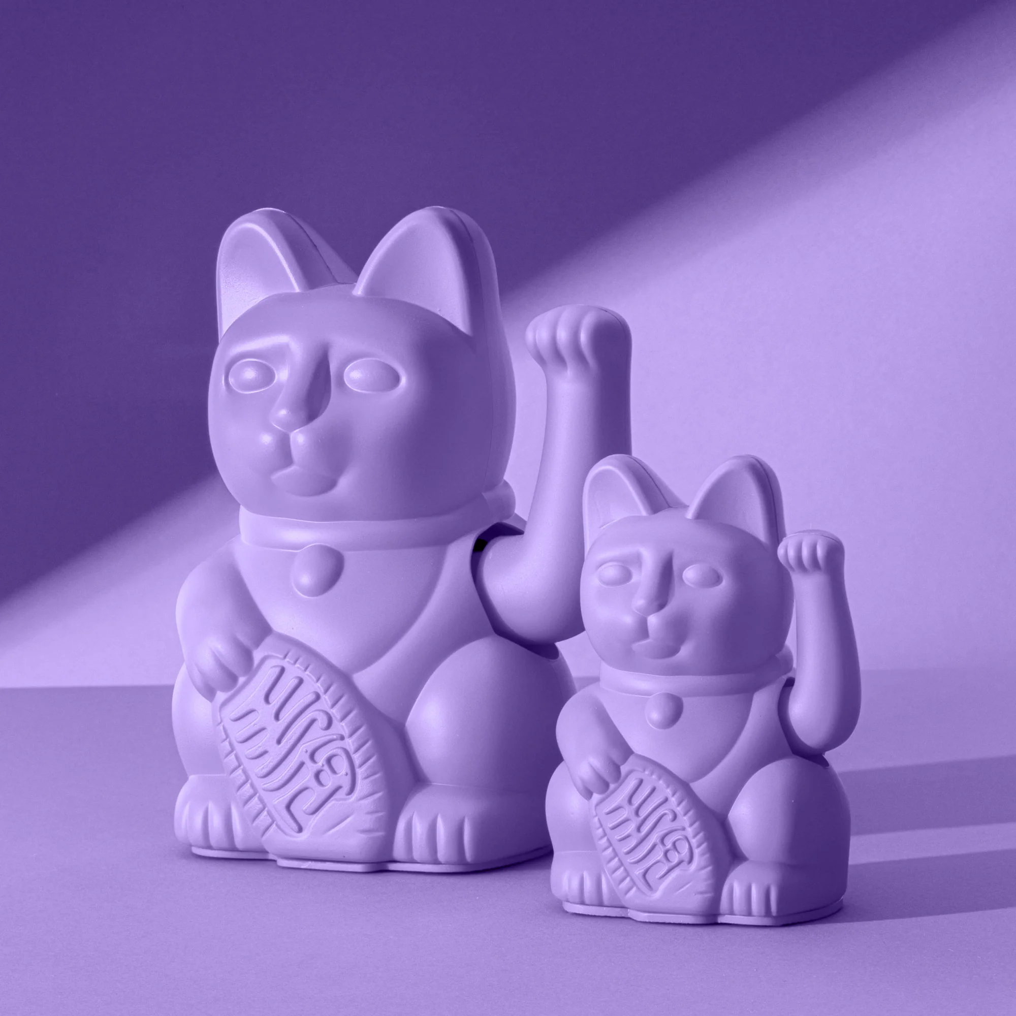 Τυχερή γάτα Maneki Neko mini lilac 15εκ. - Donkey - Image 2