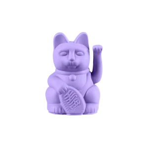 Τυχερή γάτα Maneki Neko mini lilac 15εκ. - Donkey