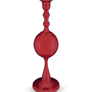 Κηροπήγιο μεταλλικό σφαιρικό κόκκινο 37εκ. - Pip Studio