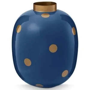 Home Deco Dots Navy blue ανθοδοχείο 32εκ. - Pip Studio