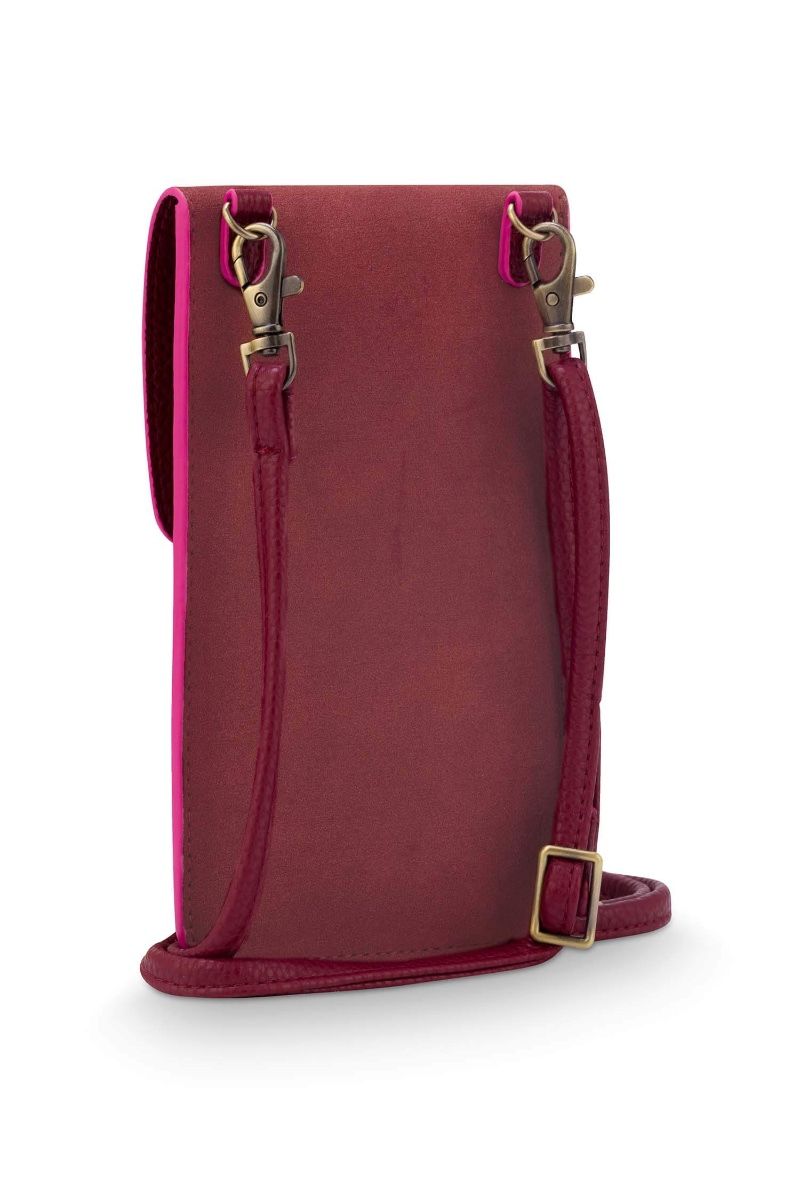 Τσαντάκι τηλεφώνου Peggy Jabali red 11x8x1cm. - Pip Studio - Image 3