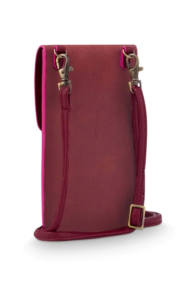Τσαντάκι τηλεφώνου Peggy Jabali red 11x8x1cm. - Pip Studio - Image 3