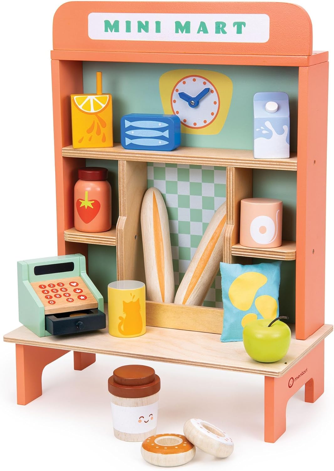 Παντοπωλείο πάγκος με ταμειακή και 13τμχ. προϊόντα - Mentari