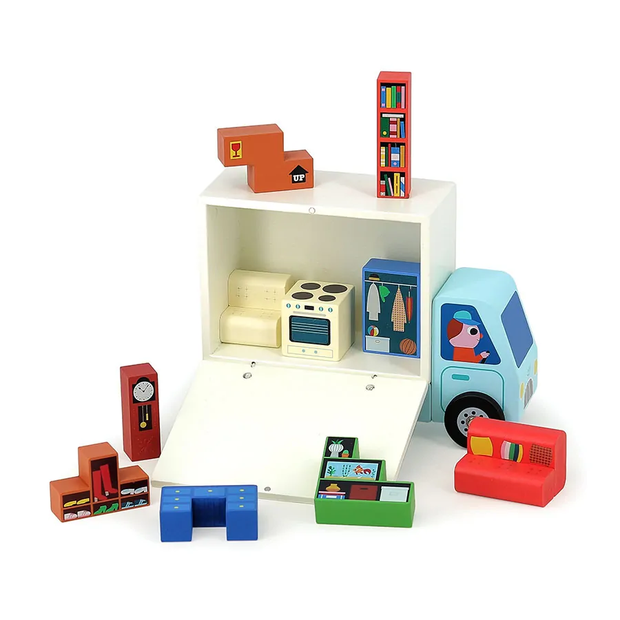 Μετακόμιση παιχνίδι οργάνωσης εκπαίδευσης λογικής - Vilac - Image 2