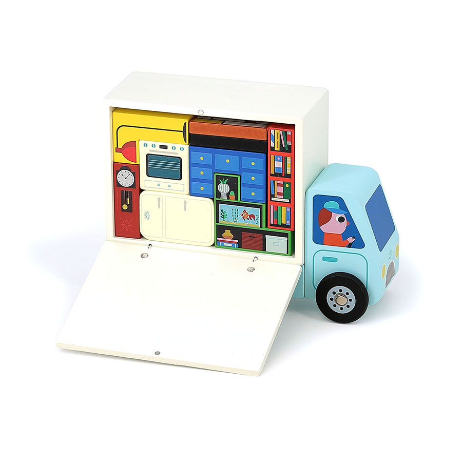 Μετακόμιση παιχνίδι οργάνωσης εκπαίδευσης λογικής - Vilac - Image 3