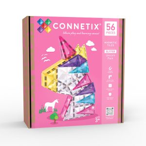 Glitter Unicorn pack 56τμχ. - Connetix