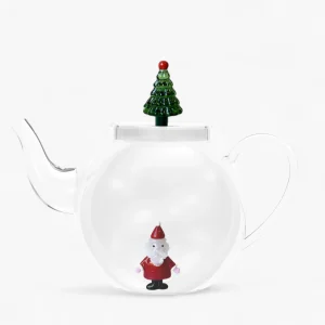 Γυάλινη τσαγιέρα "Santa Claus Xmas" - Ichendorf