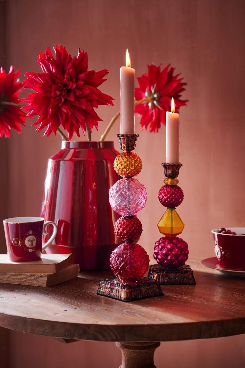 Κηροπήγιο γυάλινο πολύχρωμο 24εκ. - Pip Studio - Image 4