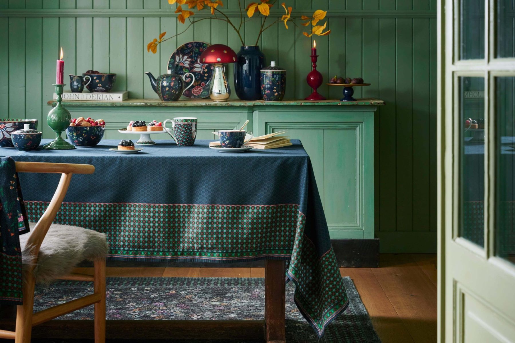 Berry Blues Blue τραπεζομάντηλο 150x250cm. - Pip Studio - Image 2