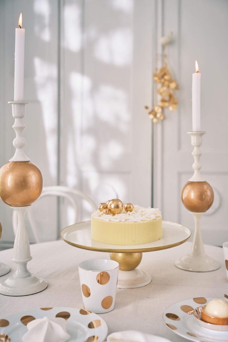 Δίσκος στρογγυλός μεταλλικός λευκός 32εκ. - Pip Studio - Image 2