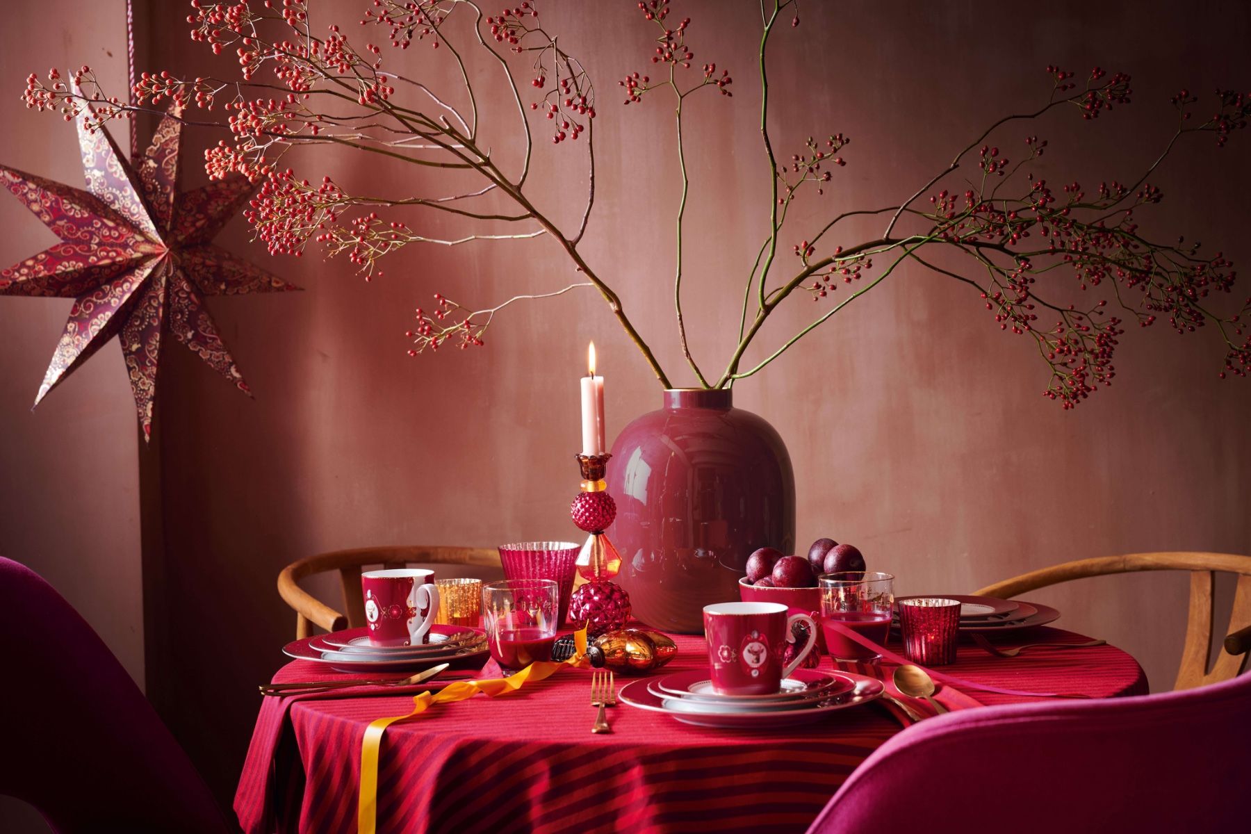 Κηροπήγιο γυάλινο πολύχρωμο 24εκ. - Pip Studio - Image 3