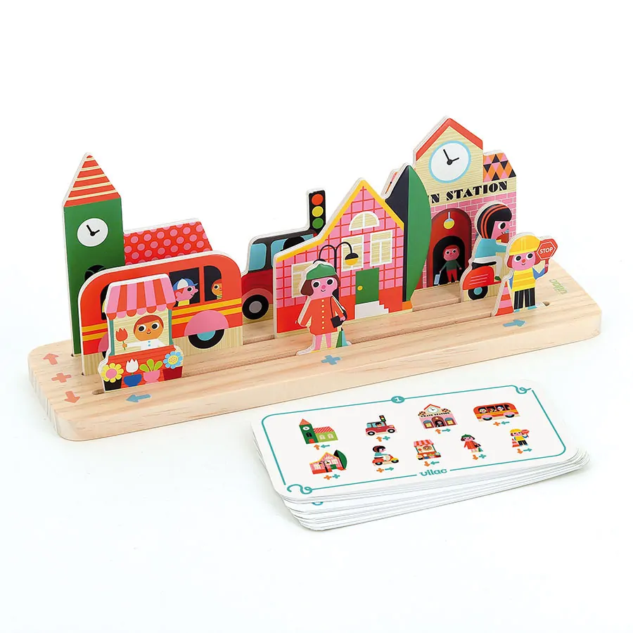 Η Πόλη παιχνίδι εκπαίδευσης λογικής - Vilac - Image 2