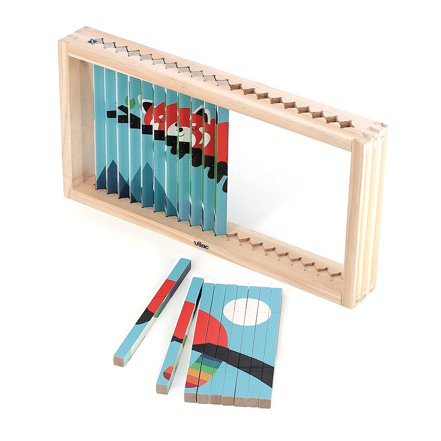 Παζλ 4 διαστάσεων με 4 ζώα - Vilac - Image 3