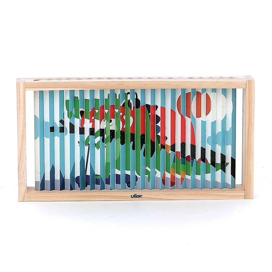 Παζλ 4 διαστάσεων με 4 ζώα - Vilac - Image 5