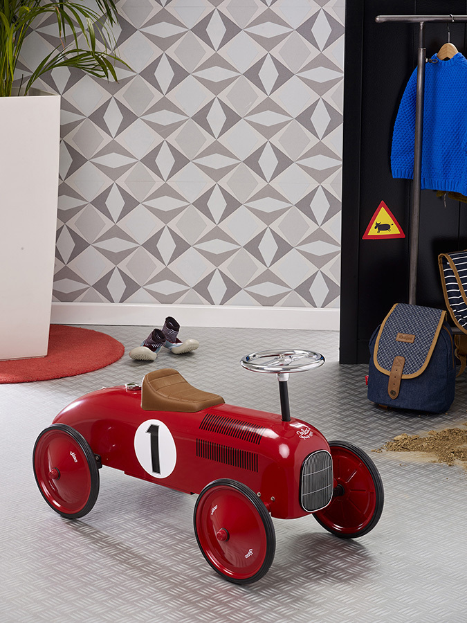 Αυτοκίνητο αγωνιστικό vintage ποδοκίνητο μεταλλικό - Vilac - Image 3