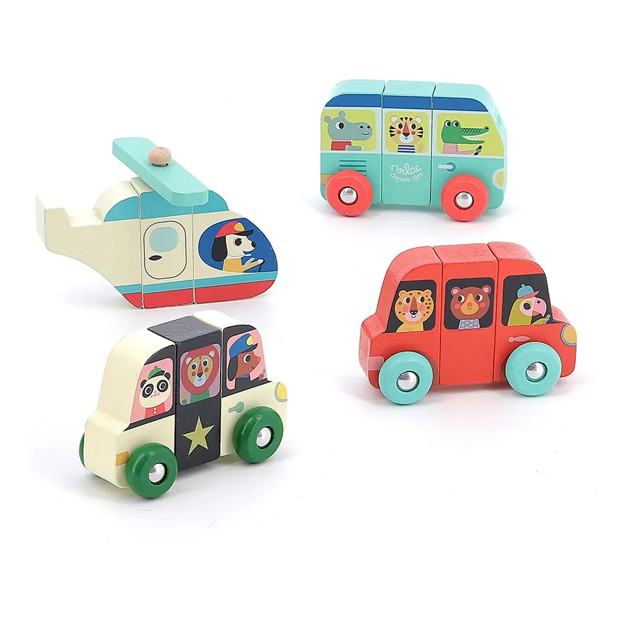 Ανάπτυξη οχημάτων παιχνίδι μαγνητικό - Vilac - Image 2