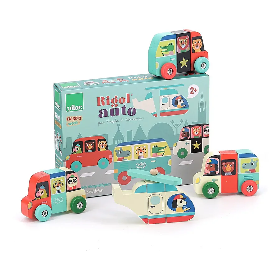 Ανάπτυξη οχημάτων παιχνίδι μαγνητικό - Vilac