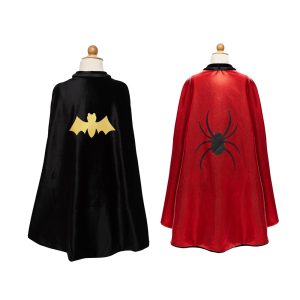 Κάπα διπλής όψης Νυχτερίδα-Αράχνη 5-6χρ. - Great Pretenders