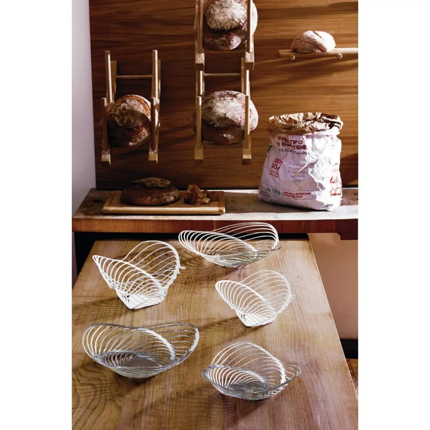 Trinity φρουτιέρα inox 43x10εκ. - Alessi - Image 2