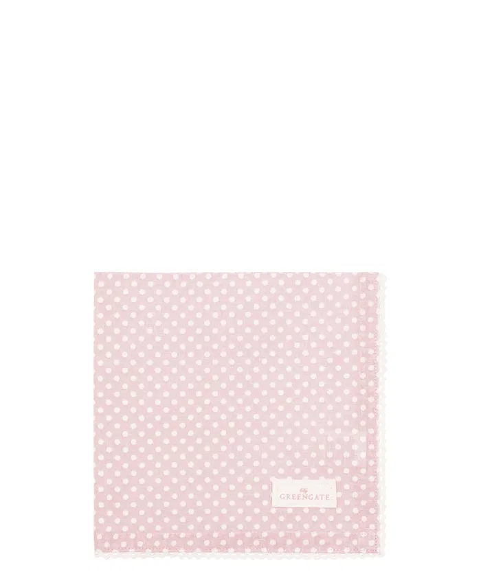 Πετσέτα φαγητού Dotty pale pink - Greengate